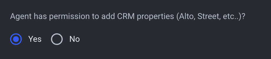 Street.co.uk Agent Permissions
